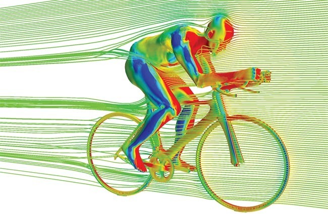 Bike Aerodymanics Visualized
